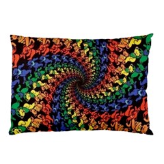 Deadhead Bears Band  Colorsdead Head Grateful Dead Pattern Pillow Case (Two Sides) from ArtsNow.com Front