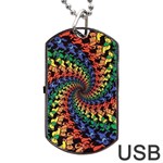 Deadhead Bears Band  Colorsdead Head Grateful Dead Pattern Dog Tag USB Flash (One Side)