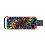 Deadhead Bears Band  Colorsdead Head Grateful Dead Pattern Portable USB Flash (One Side)