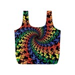 Deadhead Bears Band  Colorsdead Head Grateful Dead Pattern Full Print Recycle Bag (S)