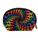 Deadhead Bears Band  Colorsdead Head Grateful Dead Pattern Accessory Pouch (Large)