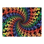 Deadhead Bears Band  Colorsdead Head Grateful Dead Pattern Premium Plush Fleece Blanket (Mini)