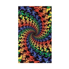 Deadhead Bears Band  Colorsdead Head Grateful Dead Pattern Duvet Cover Double Side (Single Size) from ArtsNow.com Back
