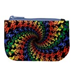 Deadhead Bears Band  Colorsdead Head Grateful Dead Pattern Large Coin Purse