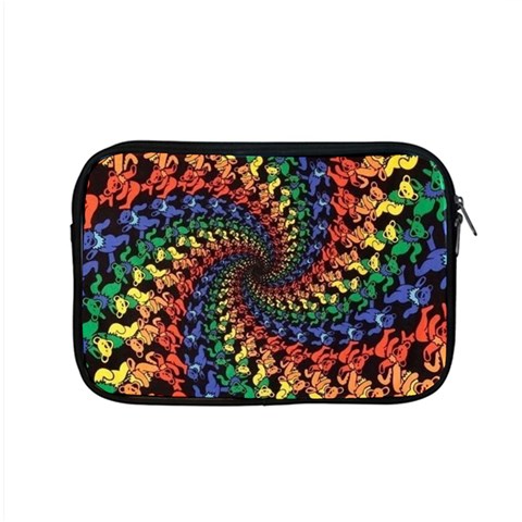 Deadhead Bears Band  Colorsdead Head Grateful Dead Pattern Apple MacBook Pro 15  Zipper Case from ArtsNow.com Front