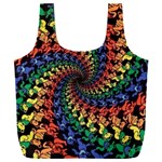 Deadhead Bears Band  Colorsdead Head Grateful Dead Pattern Full Print Recycle Bag (XXL)