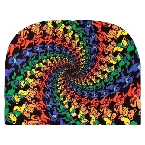 Deadhead Bears Band  Colorsdead Head Grateful Dead Pattern Make Up Case (Medium) from ArtsNow.com Back