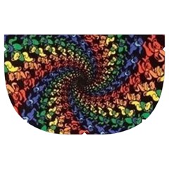 Deadhead Bears Band  Colorsdead Head Grateful Dead Pattern Make Up Case (Medium) from ArtsNow.com Side Right
