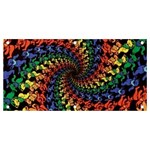 Deadhead Bears Band  Colorsdead Head Grateful Dead Pattern Banner and Sign 4  x 2 