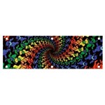 Deadhead Bears Band  Colorsdead Head Grateful Dead Pattern Banner and Sign 6  x 2 