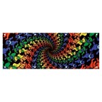 Deadhead Bears Band  Colorsdead Head Grateful Dead Pattern Banner and Sign 8  x 3 