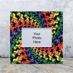 Deadhead Bears Band  Colorsdead Head Grateful Dead Pattern White Box Photo Frame 4  x 6 