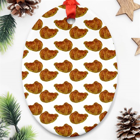 Biscuits Photo Motif Pattern Ornament (Oval) from ArtsNow.com Front