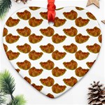 Biscuits Photo Motif Pattern Ornament (Heart)