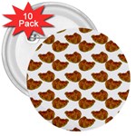 Biscuits Photo Motif Pattern 3  Buttons (10 pack) 