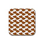 Biscuits Photo Motif Pattern Rubber Coaster (Square)