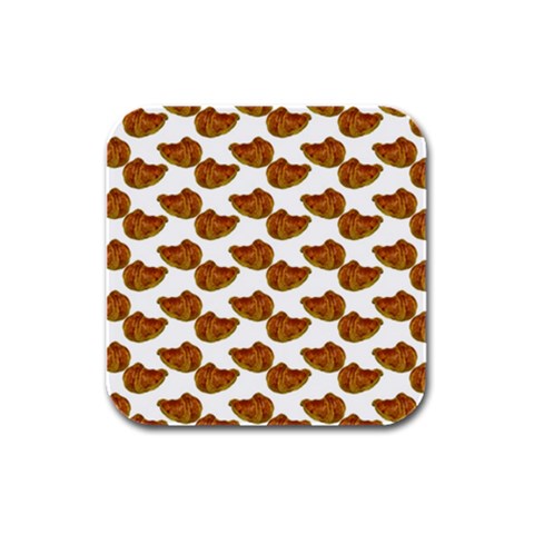 Biscuits Photo Motif Pattern Rubber Square Coaster (4 pack) from ArtsNow.com Front