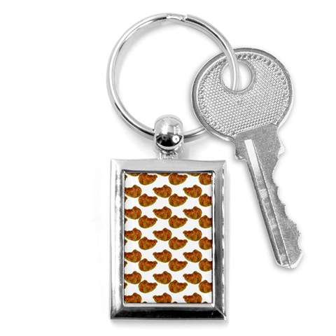 Biscuits Photo Motif Pattern Key Chain (Rectangle) from ArtsNow.com Front