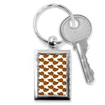 Biscuits Photo Motif Pattern Key Chain (Rectangle)