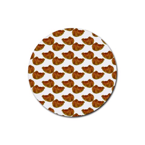 Biscuits Photo Motif Pattern Rubber Coaster (Round) from ArtsNow.com Front