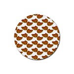 Biscuits Photo Motif Pattern Rubber Coaster (Round)