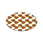 Biscuits Photo Motif Pattern Sticker (Oval)