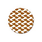 Biscuits Photo Motif Pattern Magnet 3  (Round)