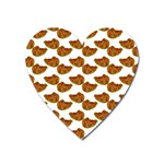 Biscuits Photo Motif Pattern Heart Magnet