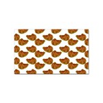 Biscuits Photo Motif Pattern Sticker Rectangular (10 pack)