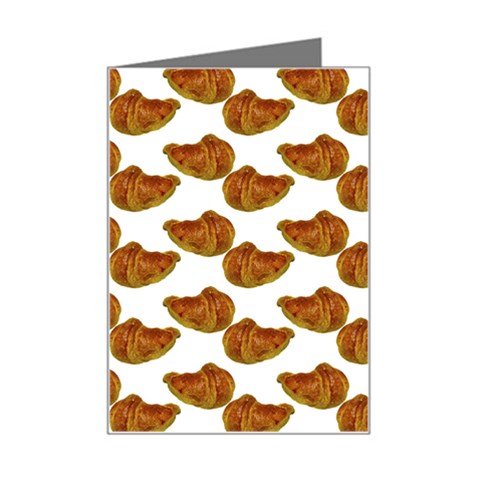 Biscuits Photo Motif Pattern Mini Greeting Card from ArtsNow.com Left