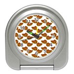 Biscuits Photo Motif Pattern Travel Alarm Clock