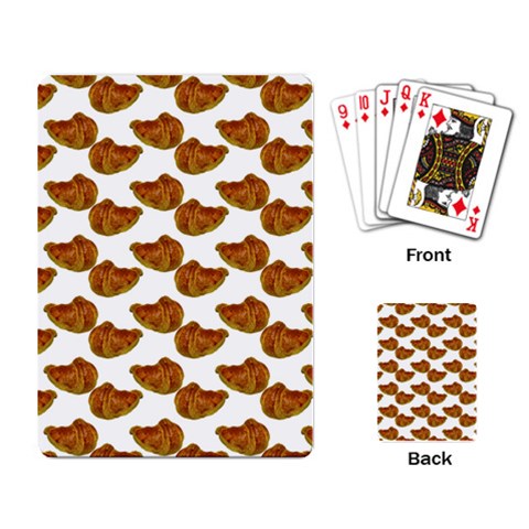 Biscuits Photo Motif Pattern Playing Cards Single Design (Rectangle) from ArtsNow.com Back