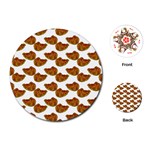 Biscuits Photo Motif Pattern Playing Cards Single Design (Round)