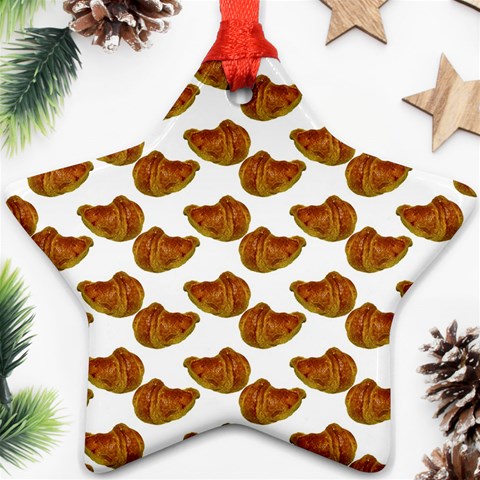 Biscuits Photo Motif Pattern Star Ornament (Two Sides) from ArtsNow.com Back