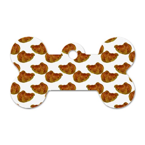 Biscuits Photo Motif Pattern Dog Tag Bone (Two Sides) from ArtsNow.com Front