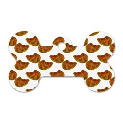 Biscuits Photo Motif Pattern Dog Tag Bone (Two Sides) from ArtsNow.com Back