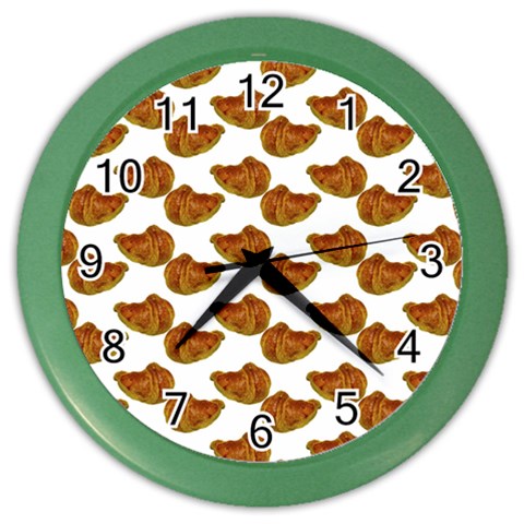 Biscuits Photo Motif Pattern Color Wall Clock from ArtsNow.com Front