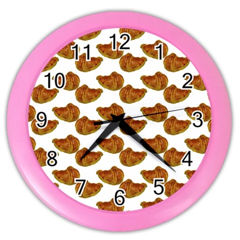 Biscuits Photo Motif Pattern Color Wall Clock from ArtsNow.com Front