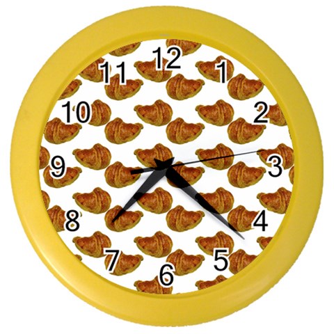 Biscuits Photo Motif Pattern Color Wall Clock from ArtsNow.com Front