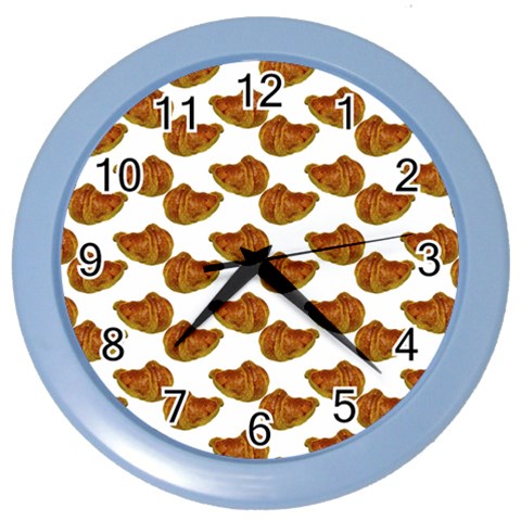 Biscuits Photo Motif Pattern Color Wall Clock from ArtsNow.com Front