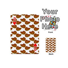 Biscuits Photo Motif Pattern Playing Cards 54 Designs (Mini) from ArtsNow.com Front - Heart2