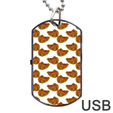 Biscuits Photo Motif Pattern Dog Tag USB Flash (Two Sides) from ArtsNow.com Front