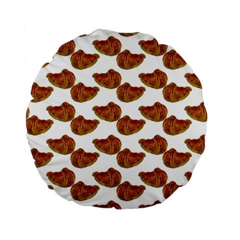 Biscuits Photo Motif Pattern Standard 15  Premium Round Cushions from ArtsNow.com Front