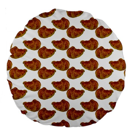 Biscuits Photo Motif Pattern Large 18  Premium Round Cushions from ArtsNow.com Front