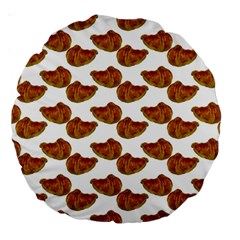 Biscuits Photo Motif Pattern Large 18  Premium Round Cushions from ArtsNow.com Back
