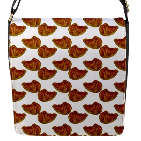 Biscuits Photo Motif Pattern Flap Closure Messenger Bag (S) from ArtsNow.com Front