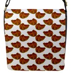 Biscuits Photo Motif Pattern Flap Closure Messenger Bag (S)