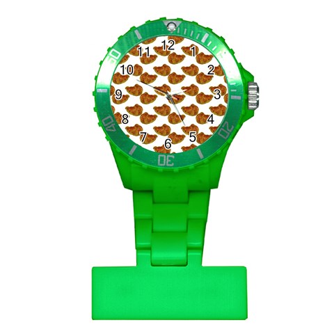 Biscuits Photo Motif Pattern Plastic Nurses Watch from ArtsNow.com Front