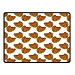 Biscuits Photo Motif Pattern Fleece Blanket (Small)