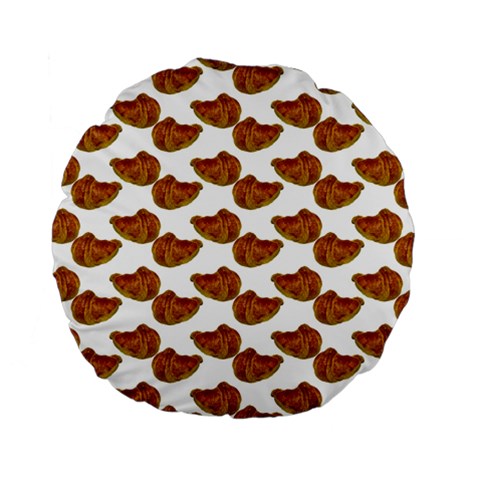 Biscuits Photo Motif Pattern Standard 15  Premium Flano Round Cushions from ArtsNow.com Front